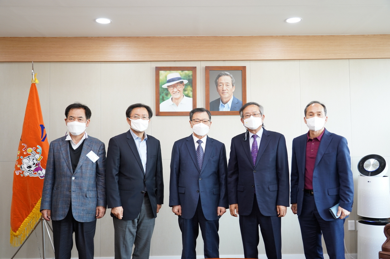 동주대학교 정학영 총장님 본교 방문