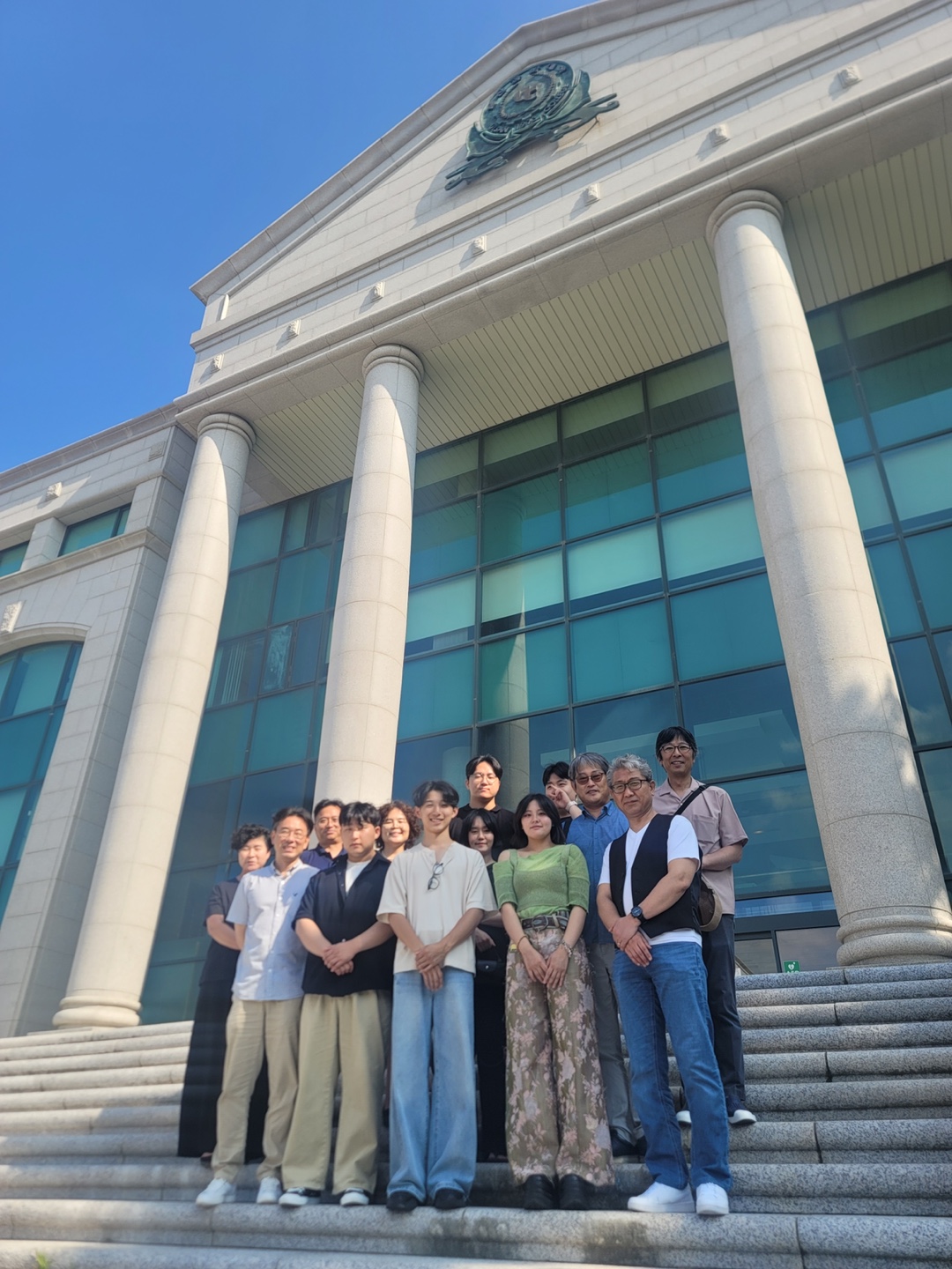 한일 청년 비즈니스 플랜콘테스트에 함께 참여했던 일본 학생들과 전기전자공학부 학생들의 만남의 시간