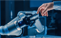 로봇과 사람이미지