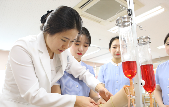 기본간호학실습실(1) 사진